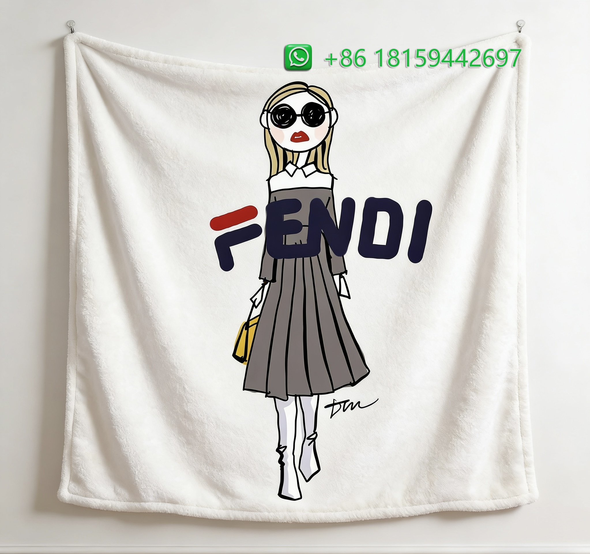 Fendi Throw Blankets